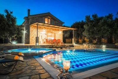Tireda, Villa Keri Lake, Zakynthos, Greece, swimming pool, garden